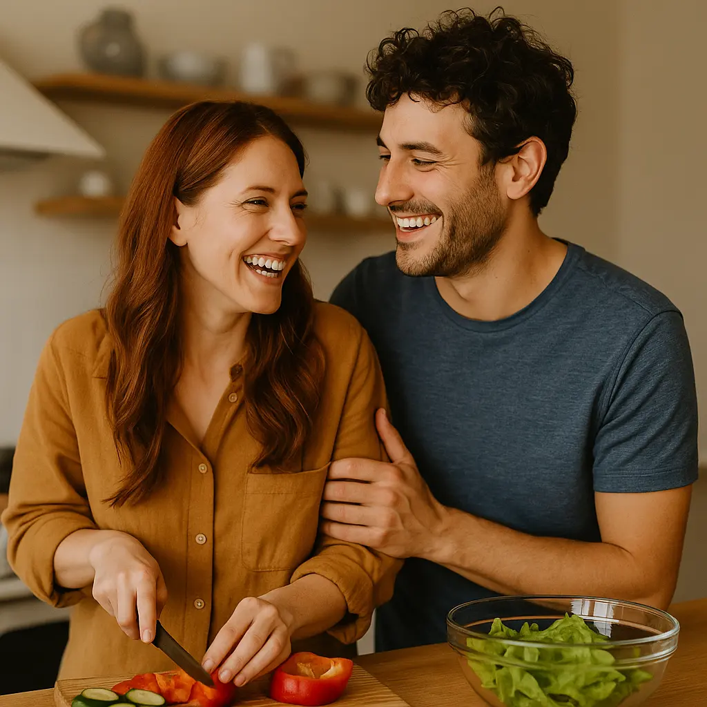 Couple borderline partageant un moment positif pour entretenir la connexion émotionnelle.