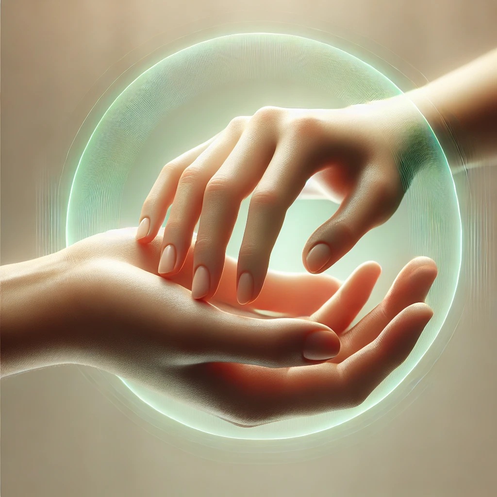 Mains symbolisant un réseau de soutien fiable pour apaiser l’anxiété et le trouble borderline