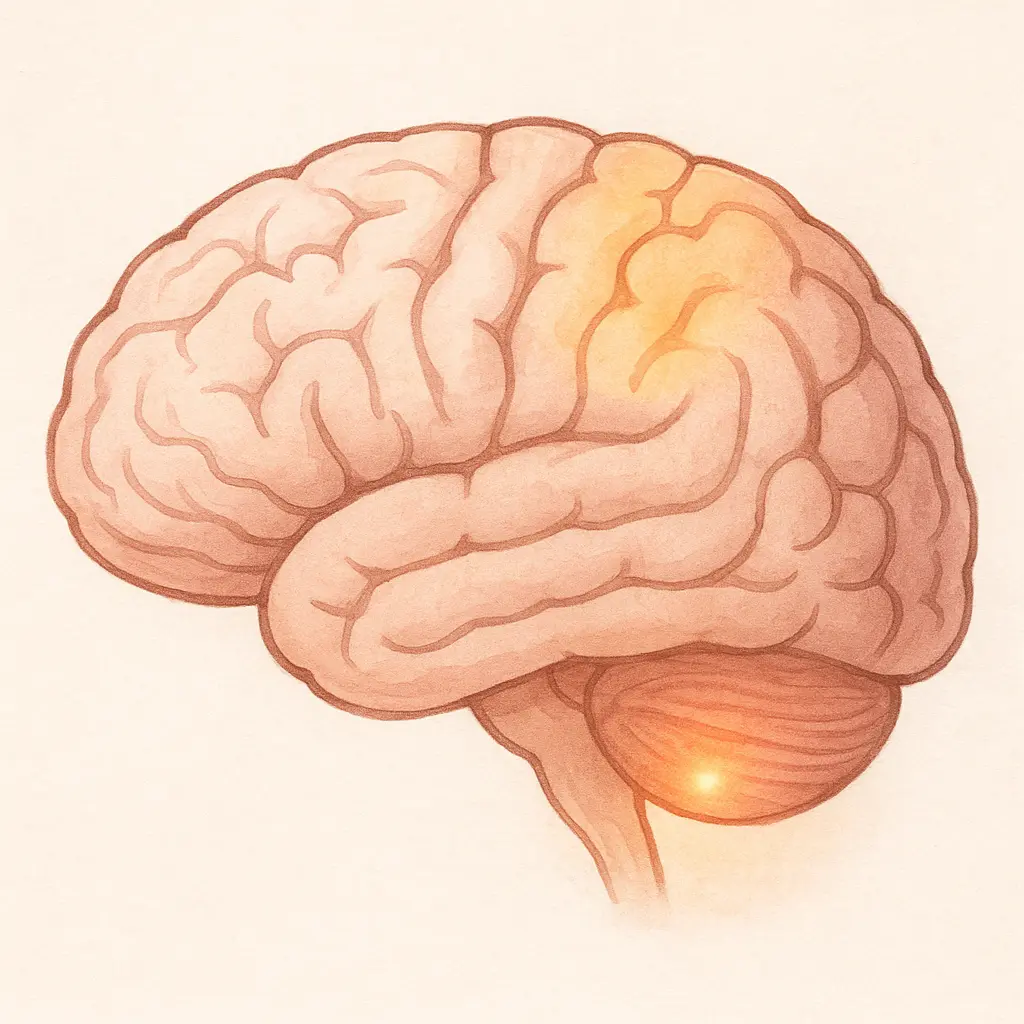illustration du cerveau émotionnel montrant l’amygdale en activité, représentant la peur du rejet chez les personnes borderline