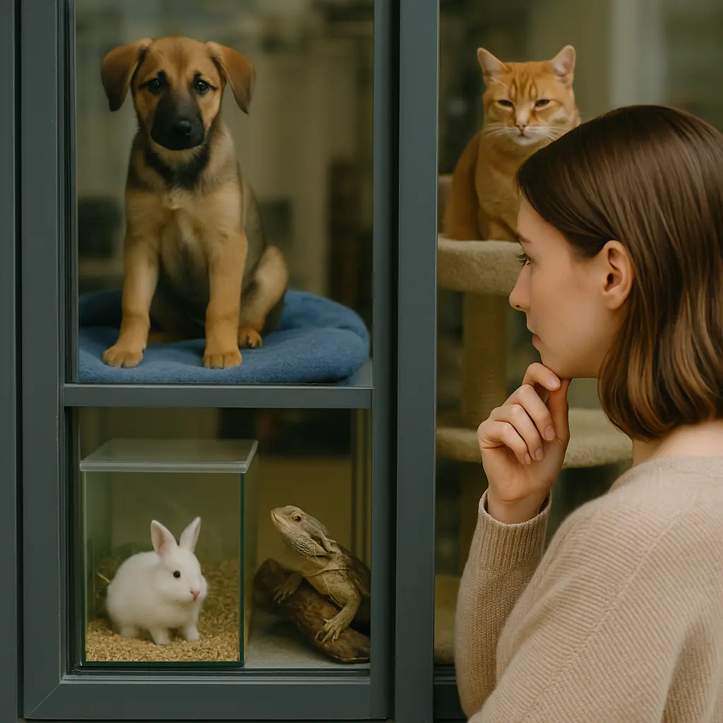 choix chien chat lapin....