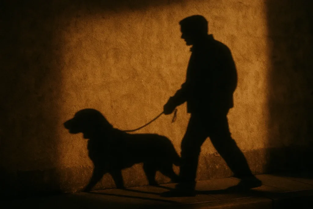 Ombre représentant Thomas et Tyson