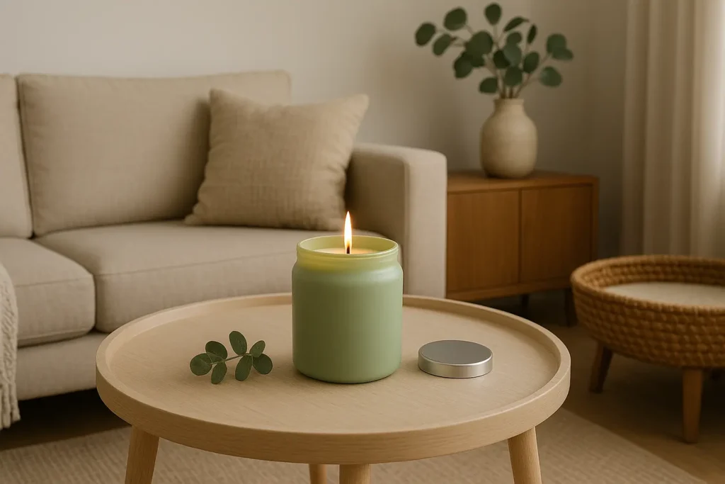 Bougie Relaxante Anti-Stress – Respire, Calme et Sérénité