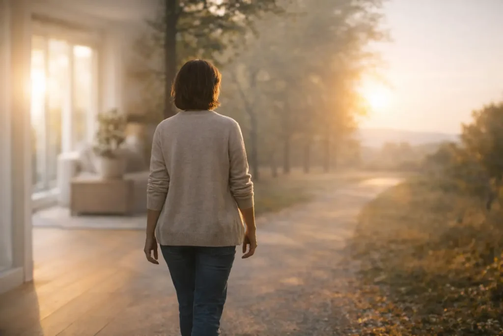 Illustration représentant l’évolution progressive du trouble borderline au fil des années