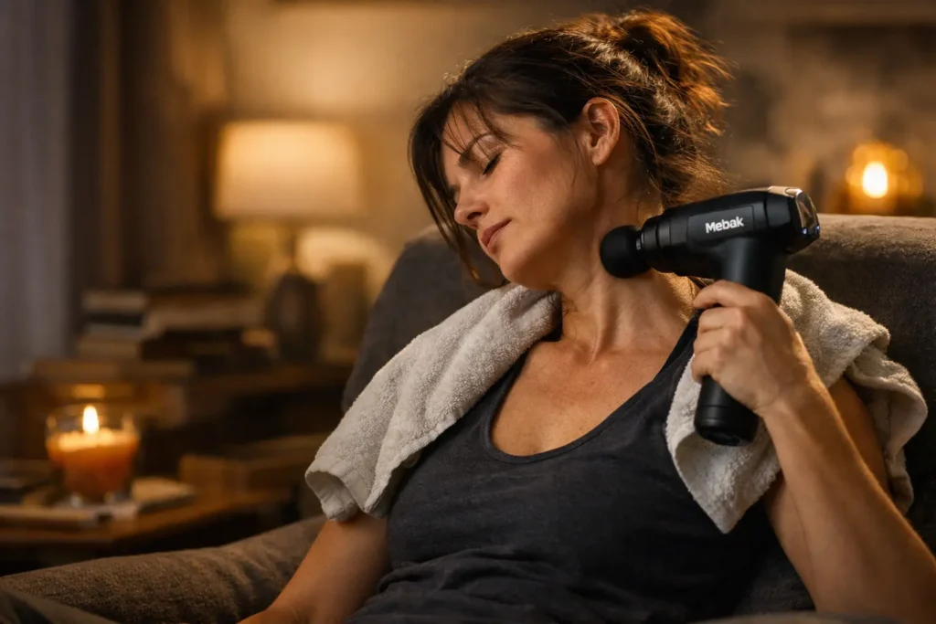 Pistolet de massage profond : relâcher les tensions ancrées