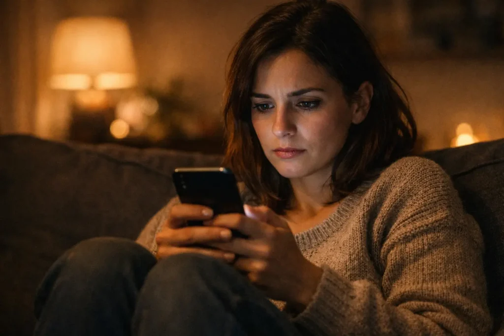 Actif(ve) en ligne mais sans réponse : comprendre ce silence borderline