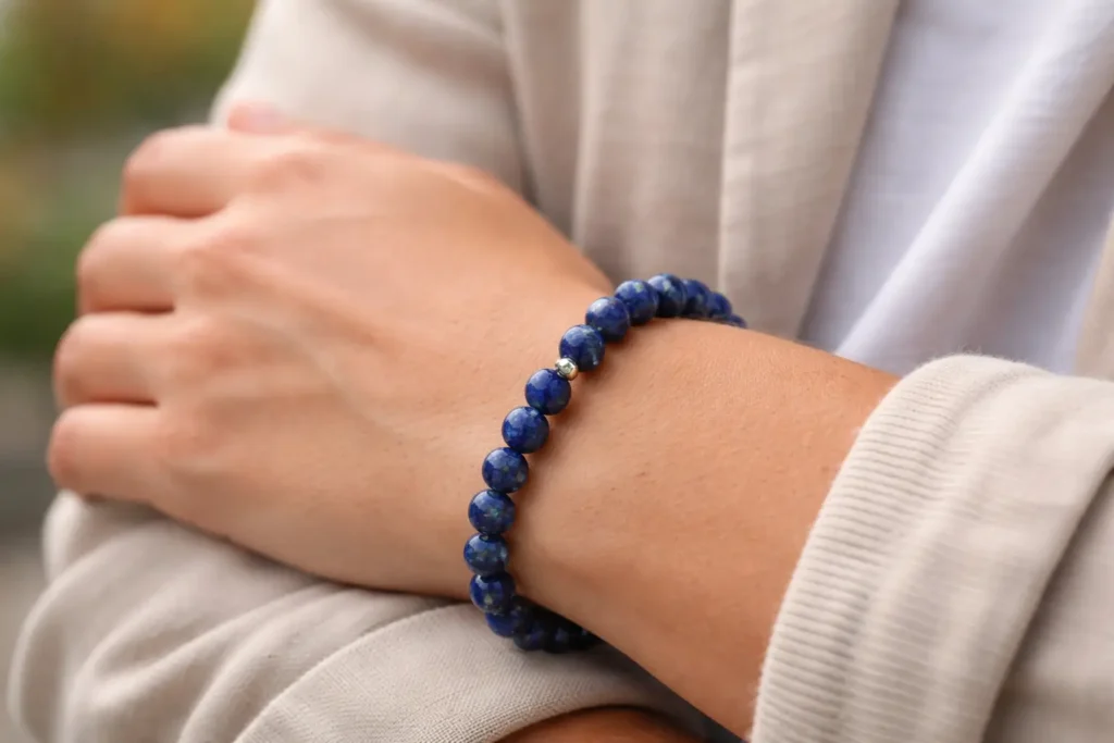 Bracelet en Lapis Lazuli – Pierre de Sagesse et de Clarté Mentale