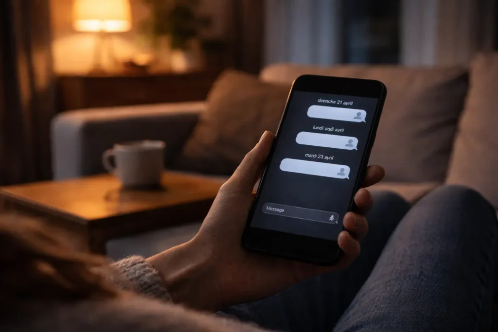 message sans réponse plusieurs jours silence borderline attente stress relation