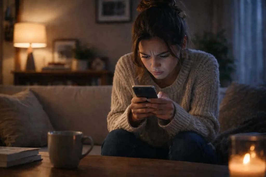 envoyer messages stress silence borderline pression émotionnelle relation