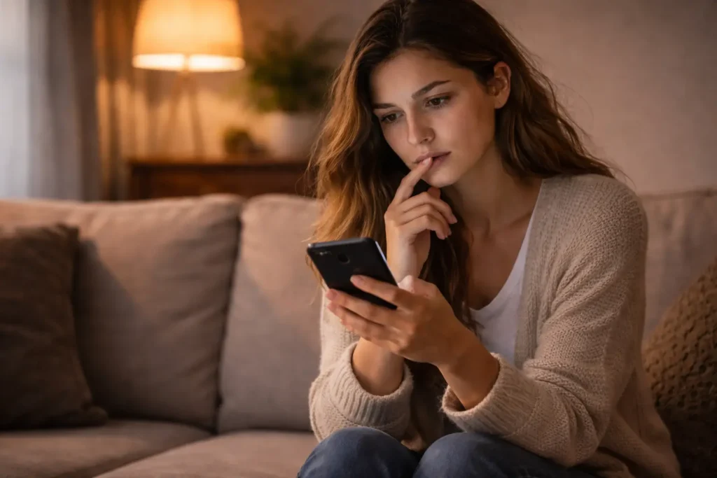 hésitation poser limites silence relation borderline doute émotionnel téléphone