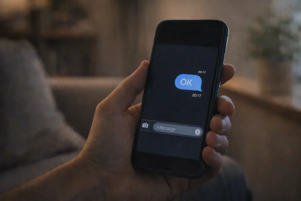 message froid après silence relation borderline téléphone distance émotionnelle