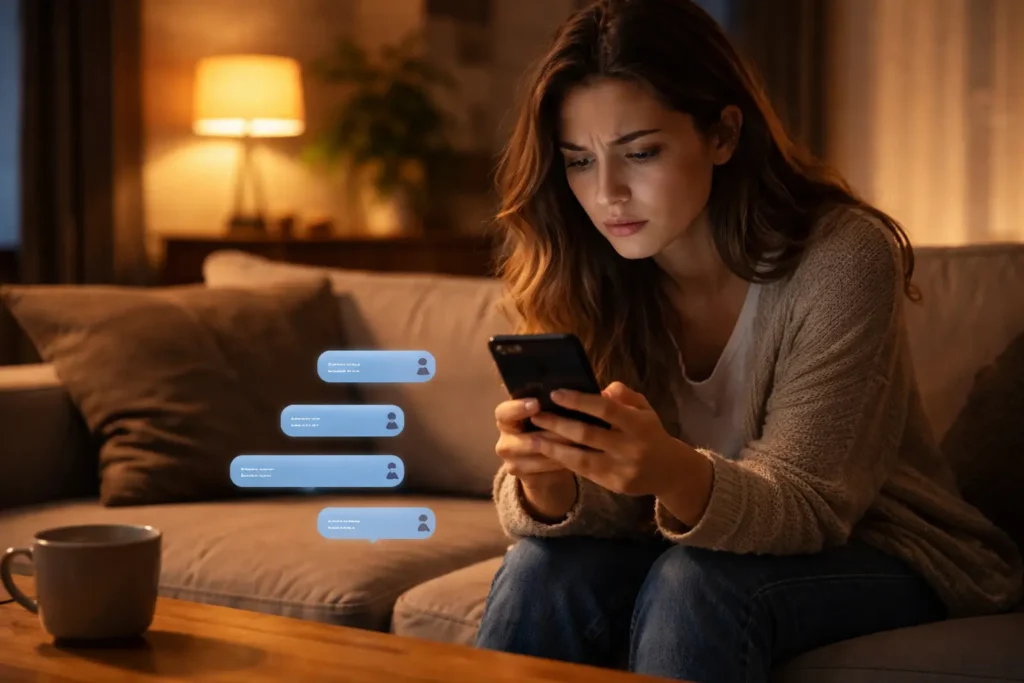 Est-ce mauvais d’envoyer plusieurs messages pendant un silence borderline