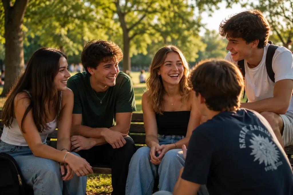 Relations sociales entre adolescents