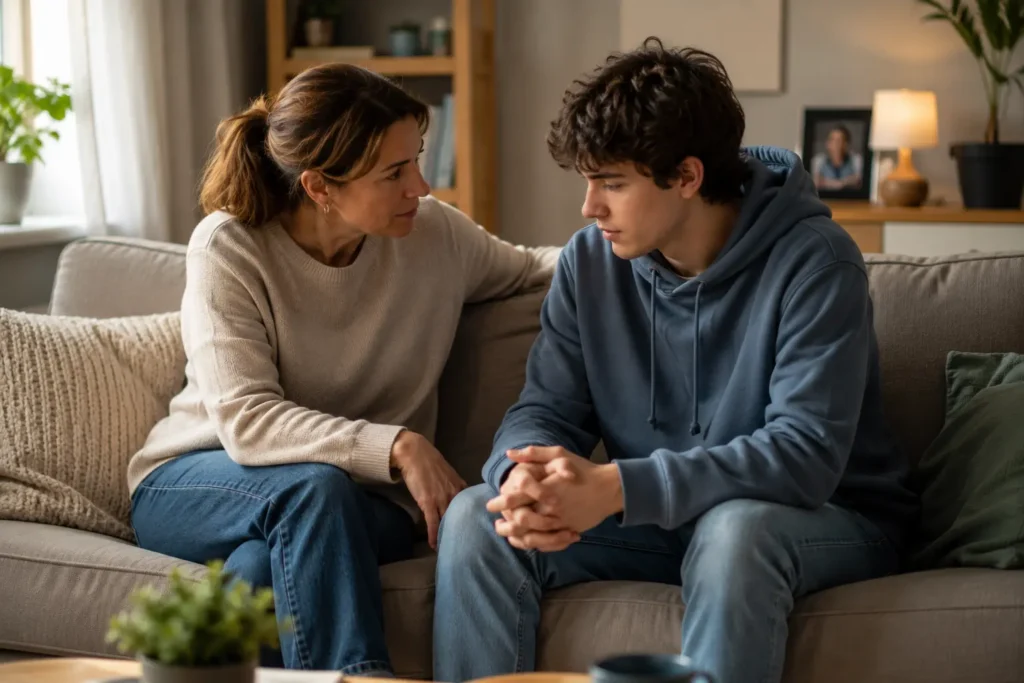parent adolescent dialogue souffrance