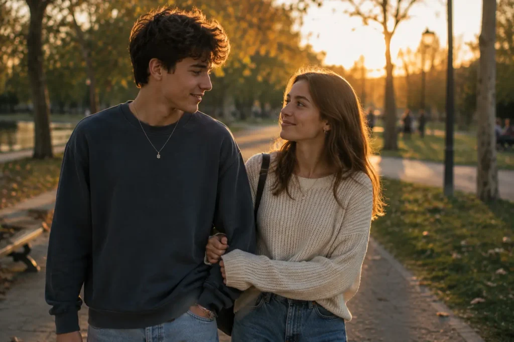 Premier amour à l'adolescence
